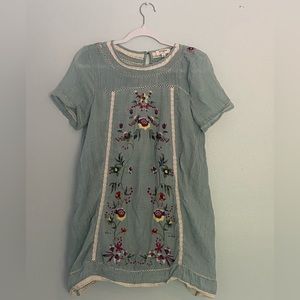 Umgee Boho Embroidered Floral Tunic
